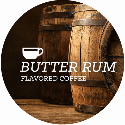 Butter Rum Flavored Coffee Beans
