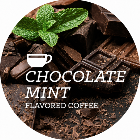 Chocolate Mint Flavored Coffee Beans