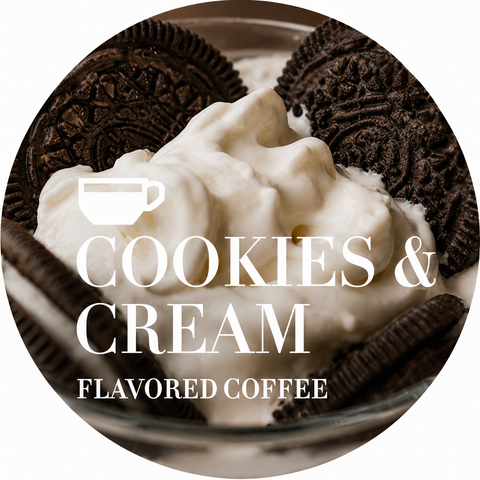 Cookies And Cream Flavored Coffee Beans