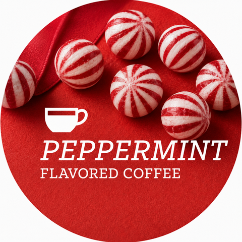 Peppermint Flavored Coffee Beans