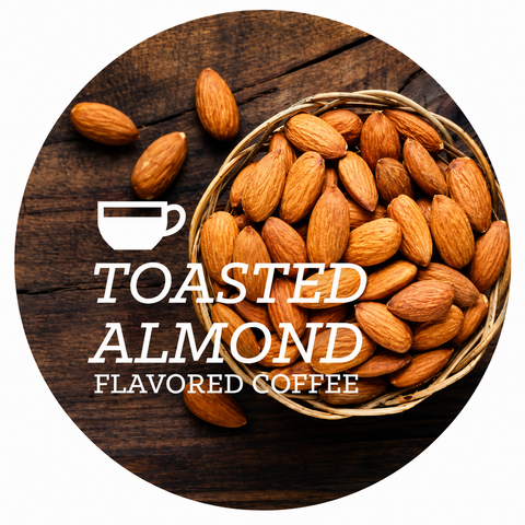 Toasted Almond Flavored Coffee Beans