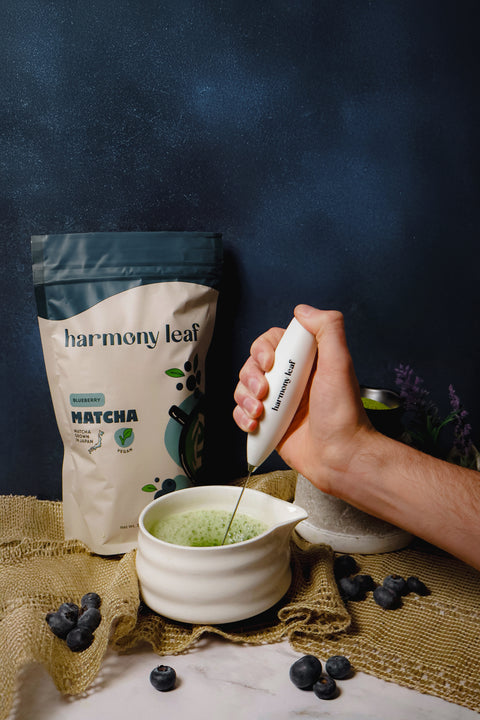 Harmony Leaf Blueberry Matcha