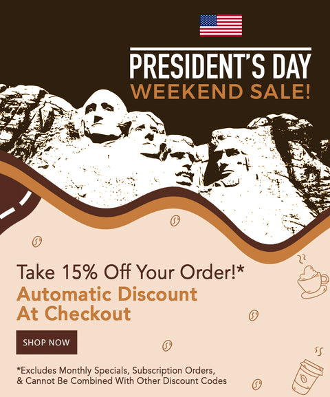 Coffee Beans Sale 15% Off Discount