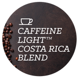 caffeine light costa rica coffee beans