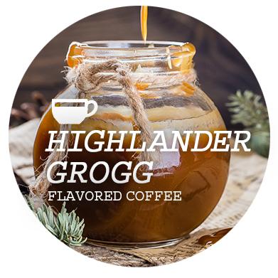 Best Highlander Grogg flavored coffee beans at lower rates