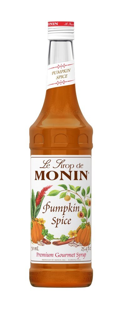 Monin® Syrups - Pumpkin Spice - Case of 6/750 mL - Bulk Coffee Beans