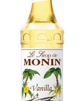 Monin® Syrups - Vanilla - Case of 6/750 mL - Bulk Coffee Beans